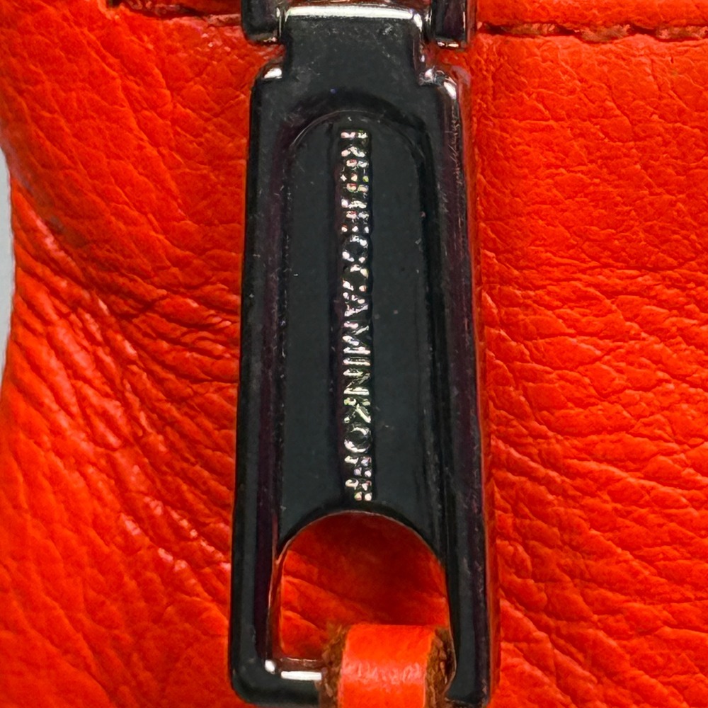 Rebecca Minkoff Red Leather Triple Zip Crossbody Bag Small Rock n‎ Roll Biker - Picture 14 of 16